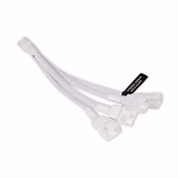 Alphacool 18728, Câble de diviseur RGB, Plastique, Blanc, 4 broches, 150 mm, 1 pièce(s)