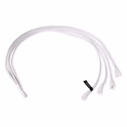 Alphacool 18730, Câble de diviseur RGB, Plastique, Blanc, 4 broches, 600 mm, 1 pièce(s)