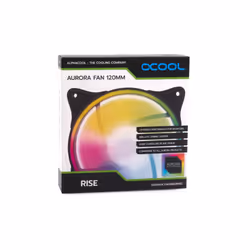 Alphacool Rise Aurora Boitier PC Ventilateur 12 cm Noir, Translucide 1 pièce(s) - Vue supplémentaire 7