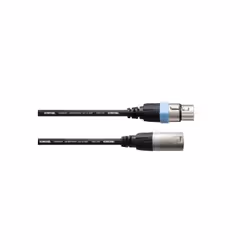 Cordial INTRO CCM 7.5 FM, XLR (3-pin), Mâle, XLR (3-pin), Femelle, 7,5 m, Noir