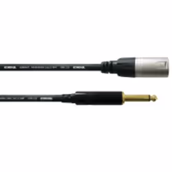 Cordial CCM 7.5 MP, XLR (3-pin), Mâle, 6,35 mm, Mâle, 7,5 m, Noir