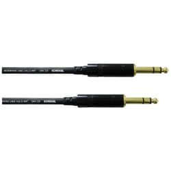 Cordon Cordial CFM 0,9 VV Jack instruments [1x Jack mâle 6.35 mm - 1x Jack mâle 6.35 mm] 0.90 m noir W664311