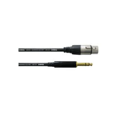 Cordial CFM 1.5 FV câble audio 1,5 m 6,35 mm XLR (3-pin) Noir