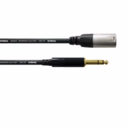 Cordial CFM 6 MV, 6,35 mm, Mâle, 2 x XLR (3-pin), Femelle, 6 m, Noir