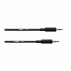 Cordial CFS 1.5 WW, 3,5mm, Mâle, 3,5mm, Mâle, 1,5 m, Noir