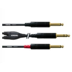 Cordial CFY 1.5 VPP câble audio 1,5 m 2 x 6,35 mm 6,35 mm Noir