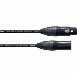 Cordial CPD2FM - Câble DMX Neutrik XLR mâle 3 points - XLR femelle 3 points 2 m