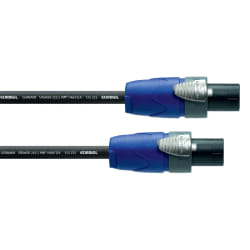 Cordial CPL 5 LL 2 câble audio 5 m Speakon Noir, Bleu
