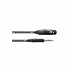 Cordial CPM 10 FV, 6,35 mm, Mâle, XLR (3-pin), Femelle, 10 m, Noir