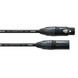 Cordial CPM 2.5 FM câble audio 2,5 m XLR (3-pin) Noir
