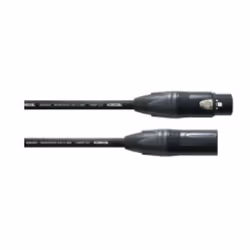 Cordial ENCORE CSM 10 FM-GOLD, XLR (3-pin), Femelle, XLR (3-pin), Mâle, 10 m, Noir