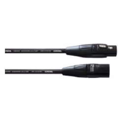 Cordial CIM 7.5 FM, XLR (3-pin), Mâle, XLR (3-pin), Femelle, 7,5 m, Noir