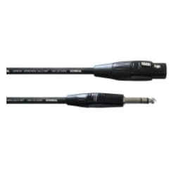 Cordial CIM 1.5 FV câble audio 1,5 m XLR (3-pin) 6,35 mm Noir