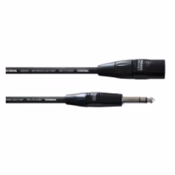 Cordial CIM 6 MV, XLR (3-pin), Mâle, 6,35 mm, Mâle, 6 m, Noir