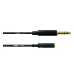 Cordial CFM 3 VY câble audio 3 m 3,5mm 6,35 mm Noir