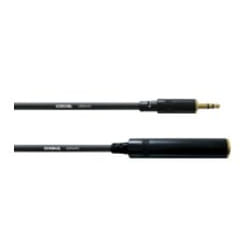 Cordial CFM 0.15 WK câble audio 0,15 m 3,5mm 6,35 mm Noir