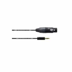 Cordial CPM 1.5 FW-UNB, 3,5mm, Mâle, XLR (3-pin), Femelle, 1,5 m, Noir