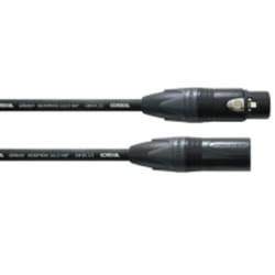 Cordial CPM 1 FM-FLEX câble audio 1 m XLR (3-pin) Noir