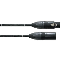 Cordial CPM 3 FM câble audio 3 m XLR Noir