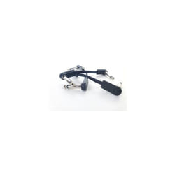 Câble de raccordement Cordial 14789 Jack audio [1x Jack mâle 6,3 mm (mono) - 1x Jack mâle 6,3 mm (mono)] 0.15 m noir gaine en pvc Y820433