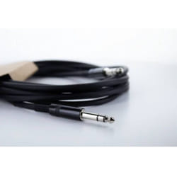 Cordial - Câble de raccordement 14815 Jack audio [1x Jack mâle 6,3 mm (stéréo) - 1x Jack mâle 6,3 mm (stéréo)] 1 m noir g