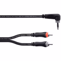 Câble audio - Cordial - EY 1.5 WRCC - 15 m - Minijack stéréo - 2 RCA mâles