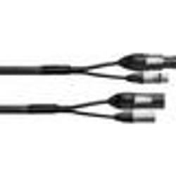 Câble DMX Hybride XLR + PowerCon 25 mm True1 15m - Cordial ELC CPH15-DMX15PWR125-T1