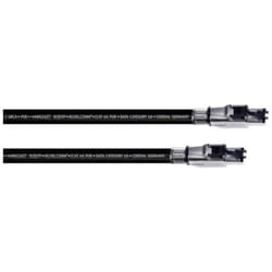 Cordial - 15612 RJ45 Câble réseau, câble patch cat 6a sf/utp 5.00 m noir gaine pur 1 pc(s)