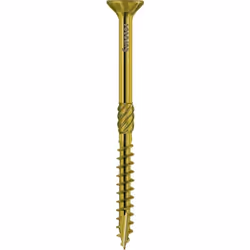 Vis aggloméré Paneltwistec Acier au carbone trempé, jaune galvanisé Tête Senk avec variateur TX Avec le chapeau grattoir sur  ...