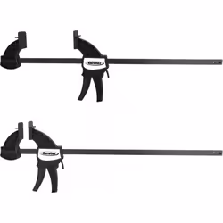 Serre-joint, y compris pince mâchoires en plastique • Fait de plastique / acier dur • Réglage rapide en continu • Outils indi ...