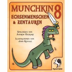 Pegasus Spiele Munchkin 8: Echsenmenschen & Zentauren 60 min Jeu de cartes Jeu de rôles