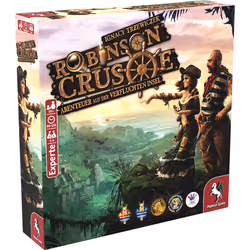 Pegasus Spiele Robinson Crusoe, Jeu de société, Voyage/aventure, 10 an(s), 60 min, Jeu familial