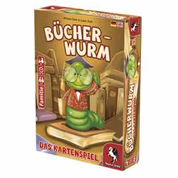 Pegasus Spiele Bookworm 30 min Jeu de cartes Echange de carte