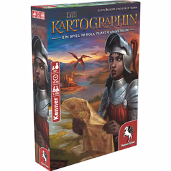 Pegasus Spiele Die Kartographin, Jeu de société, Voyage/aventure, 10 an(s), 30 min, Jeu familial