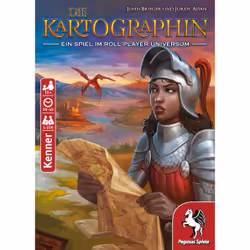 Pegasus Spiele Die Kartographin Jeu de société Voyage/aventure