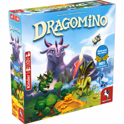 Pegasus Spiele Dragomino Kinderspiel, Jeu de société, Jeu de rôles, 5 an(s), 15 min, 20 min, Jeu familial