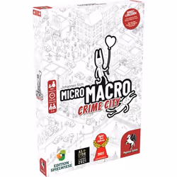 Pegasus Spiele MicroMacro: Crime City, Jeu de société, Déduction, 10 an(s), 15 min, Jeu familial
