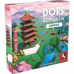Pegasus Spiele Dorfromantik - Sakura, Jeu de société, Famille, 10 an(s), 30 min, 90 min, Jeu familial