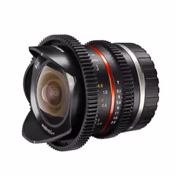 Objectif Walimex Pro Oeil-de-poisson 8 mm T3.1 VDSLR pour Sony E-mount