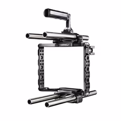 Cage WALIMEX PRO APTARIS pour caméra BLACKMAGIC CINEMA - Couleur Noir
