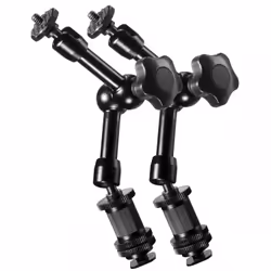 Walimex 20370, Bras d’extension, Noir, Aluminium, 2000 kg, 1/4", 180 mm
