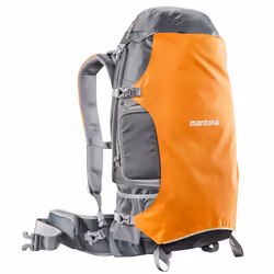 Mantona ElementsPro 40, Étui sac à dos, Toutes marques, Gris, Orange