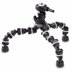 Walimex 17641, 3 pieds, Noir, Blanc, 16,5 cm, 85 g