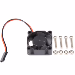 Joy-iT SBC-FAN-303010 système de refroidissement d’ordinateur Boitier PC Ventilateur 3 cm Noir