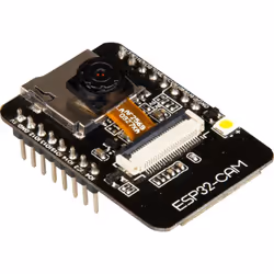 enquête Appareil photo : 2MP OV2640 UART, SPI, I2C, PWM, Wi-Fi, Liaison radio BT Dual Core ESP32 160 MHz Slot pour carte SD : ...