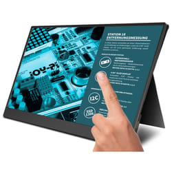 Joy-iT Joy-View 15 écran plat de PC 15.6" Full HD LCD Écran tactile Noir