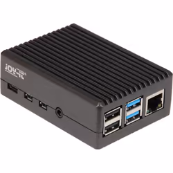 Joy-iT RB-AlucaseP4+08, Logement, Raspberry Pi, Raspberry Pi, Noir, Aluminium, 65 mm