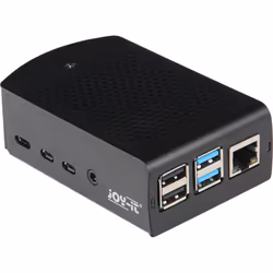 Joy-iT RB-ALUCASEP4+06, Emplacement, Raspberry Pi, Raspberry Pi, Noir, 60 mm, 32 mm