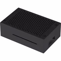 Joy-it rb-AlucaseP4+01B Boîtier pour ordinateur monocarte Raspberry Pi® aluminium noir