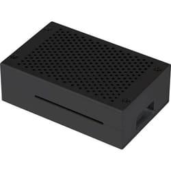 Joy-it rb-AlucaseP4+01B Boîtier pour ordinateur monocarte Raspberry Pi® aluminium noir